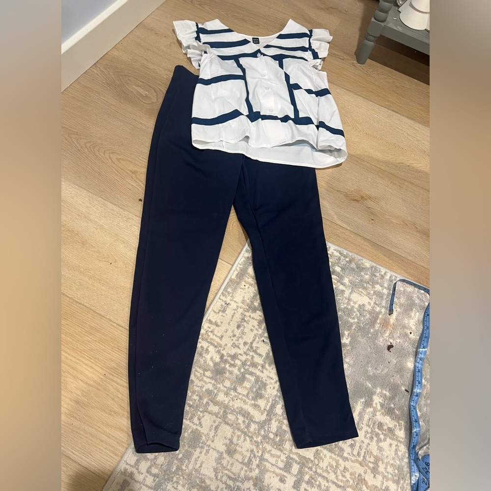 NWOT SHEIN Blouse and Pant Set